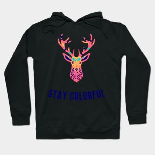 Deer Colorful Hoodie